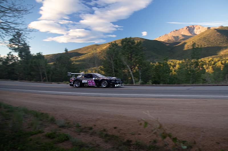 Mustang racecar on track at PPIHC