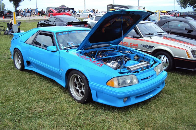 Grabber Blue foxbody mustang