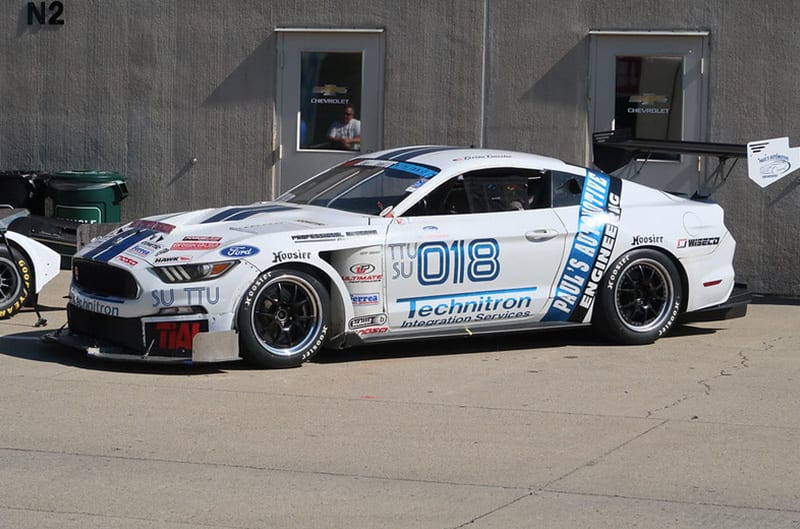 Ford mustang race car