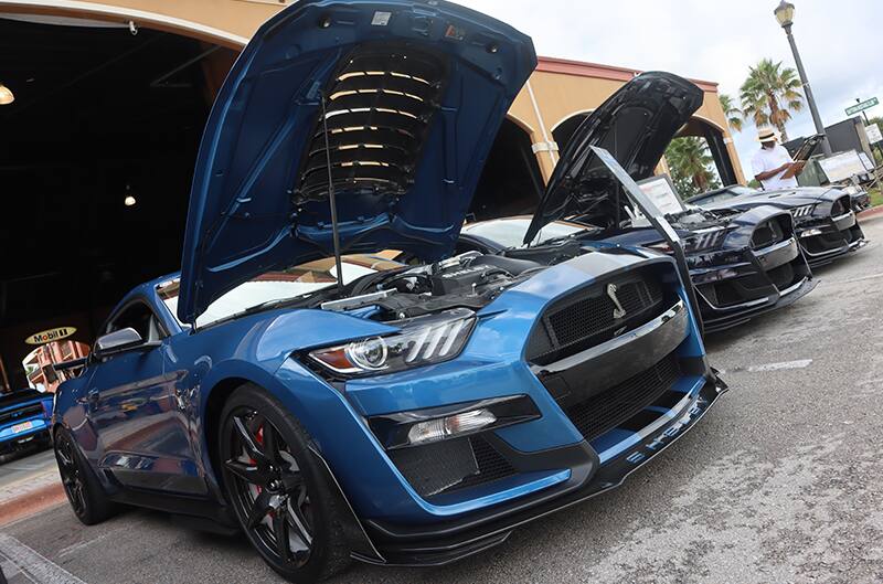 Blue Shelby GT500 S550