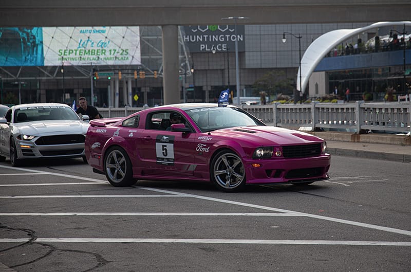 S197 Pink Saleen Mustang at stampede