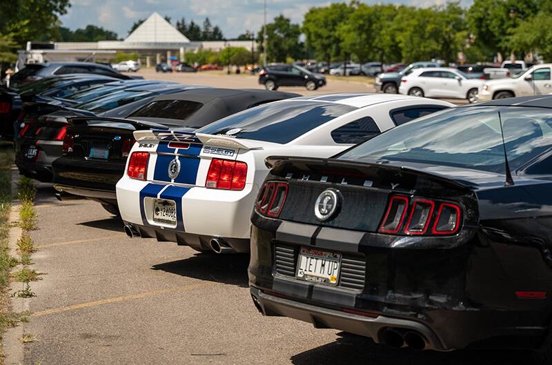 Rear end of S197 Mustangs