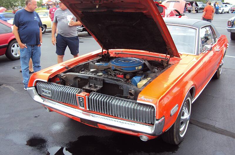 Orange Mercury Cougar