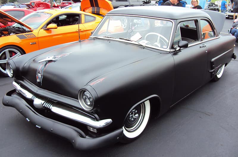 Matte Black 1950s Ford