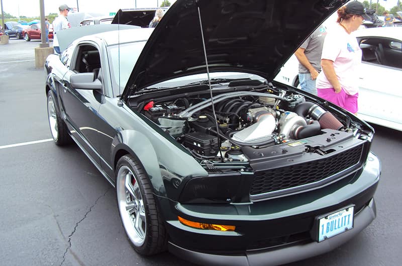 Black S197 Mustang GT