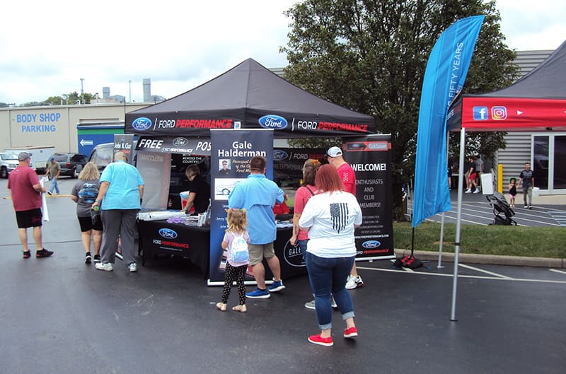 Ford Performance Tent at show