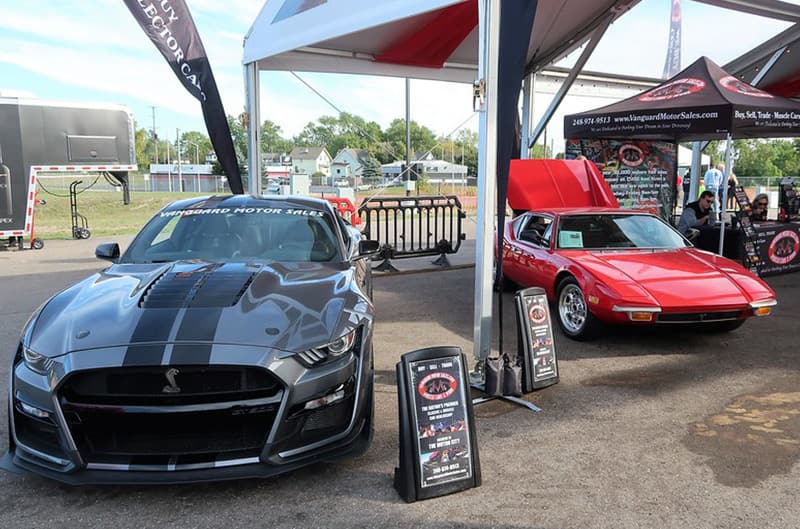 S550 GT500 and Pantera under tent