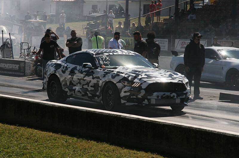 camo S550 Mustang