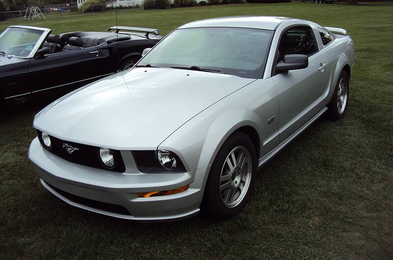 Silver S197 Mustang