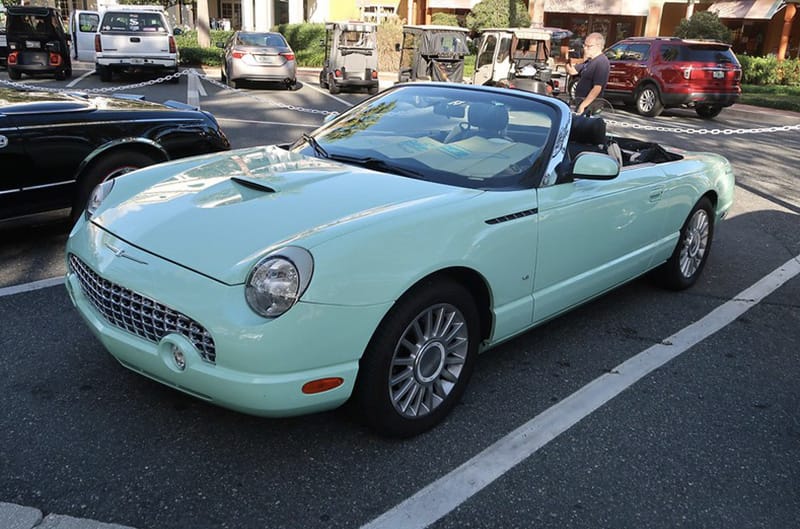 Ford thunderbird latest generation convertible