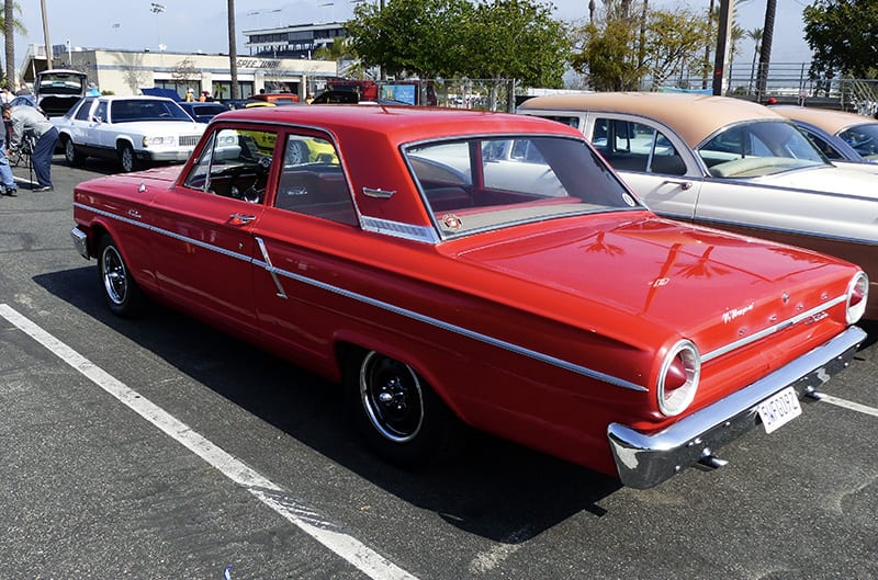 Ford Galaxie in red