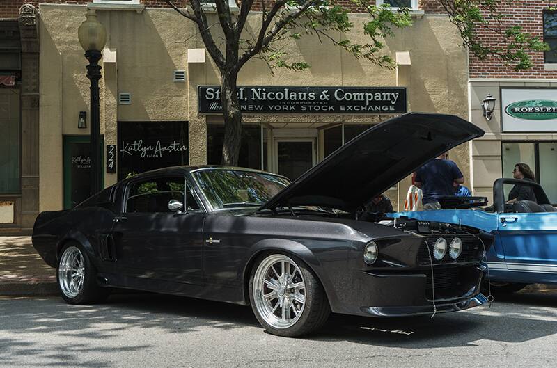 Eleanor mustang at show