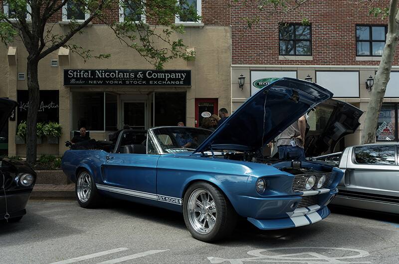 First gen mustang at show