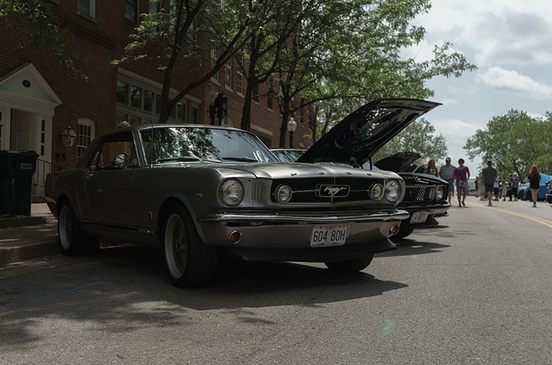 Mustang at shelbyfest main show