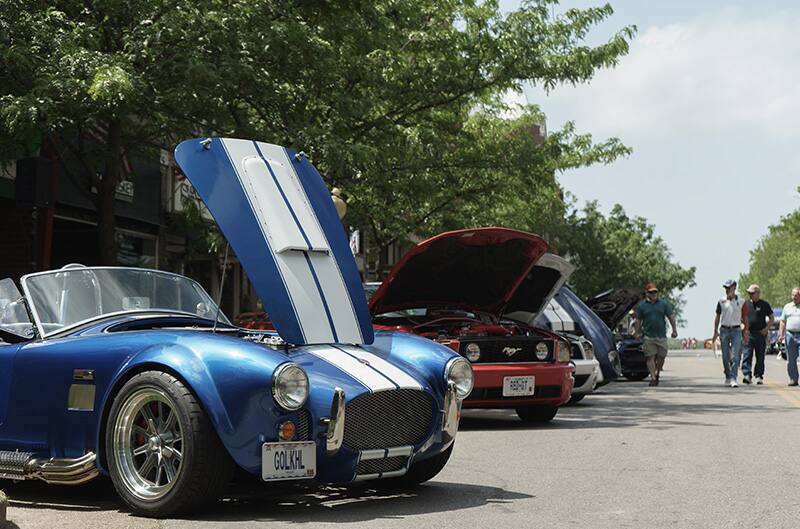 Shelby Cobra at shelby fest