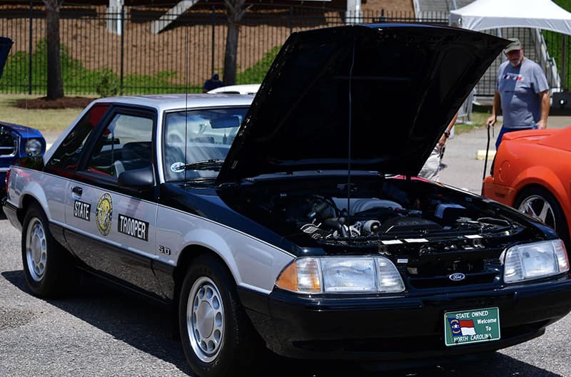 mustang foxbody police car