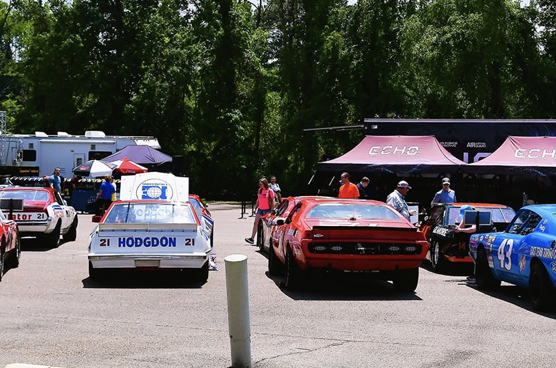 Fords in pit area