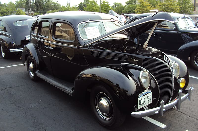 Black ford sedan