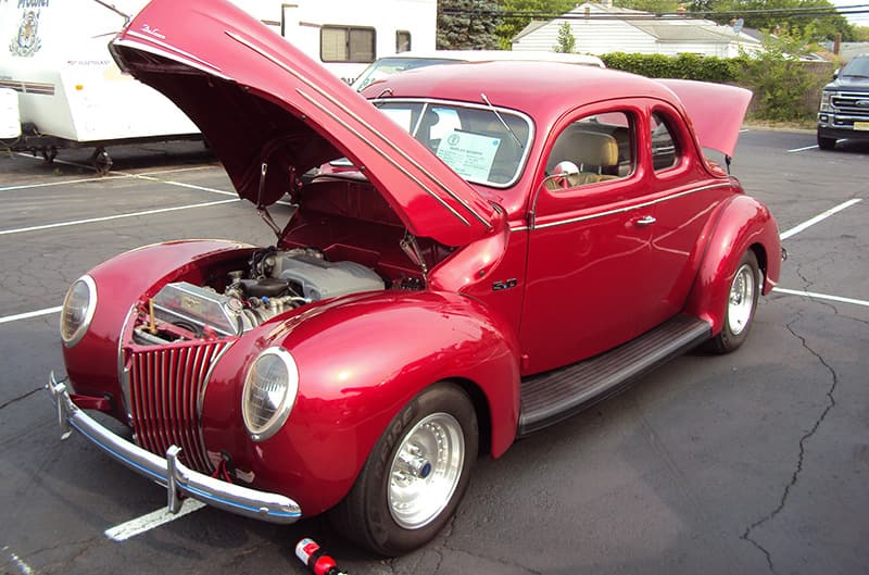 Red ford coupe