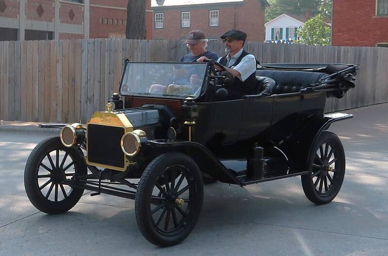 Black model T giving rides