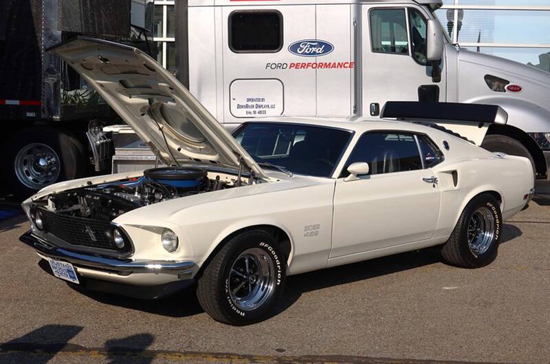 white first generation mustang