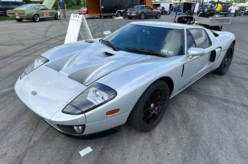 Silver Ford GT