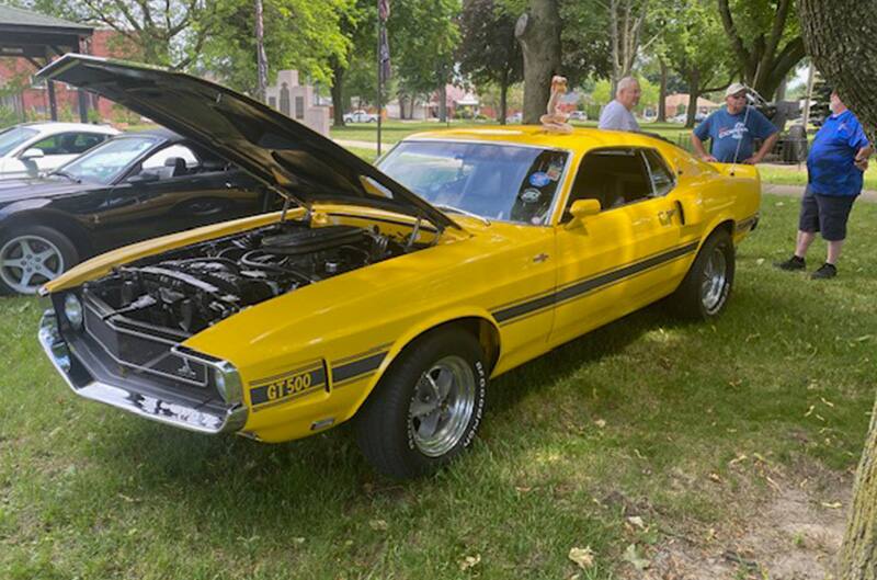 Yellow Shelby Mustang