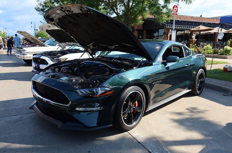 Green 2018 Bullitt Mustang