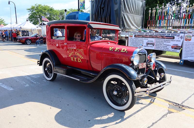 Red Ford Model T