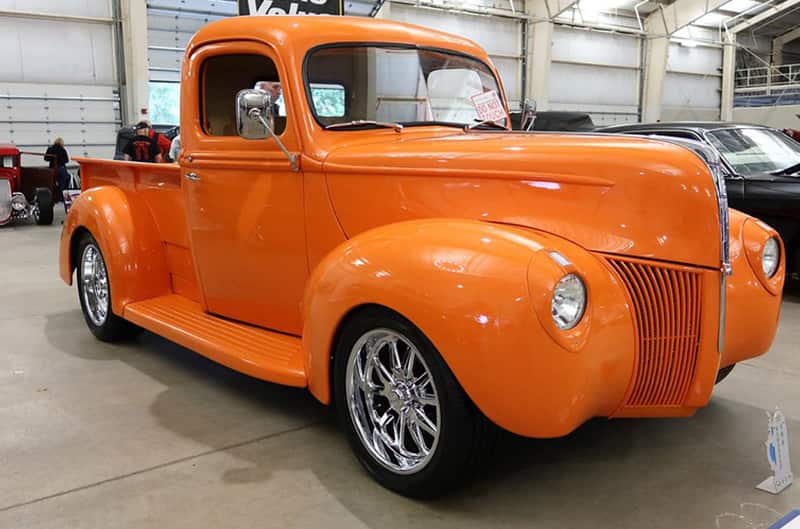 Orange Ford pickup