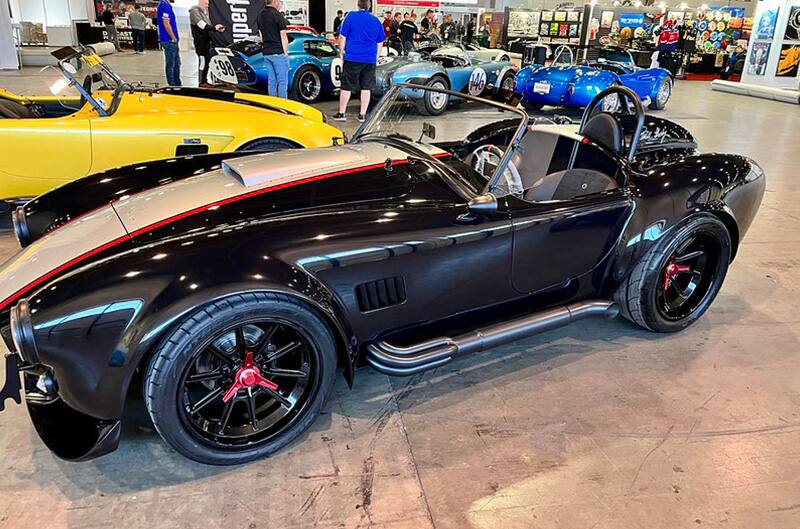 Black Shelby Cobra coupe