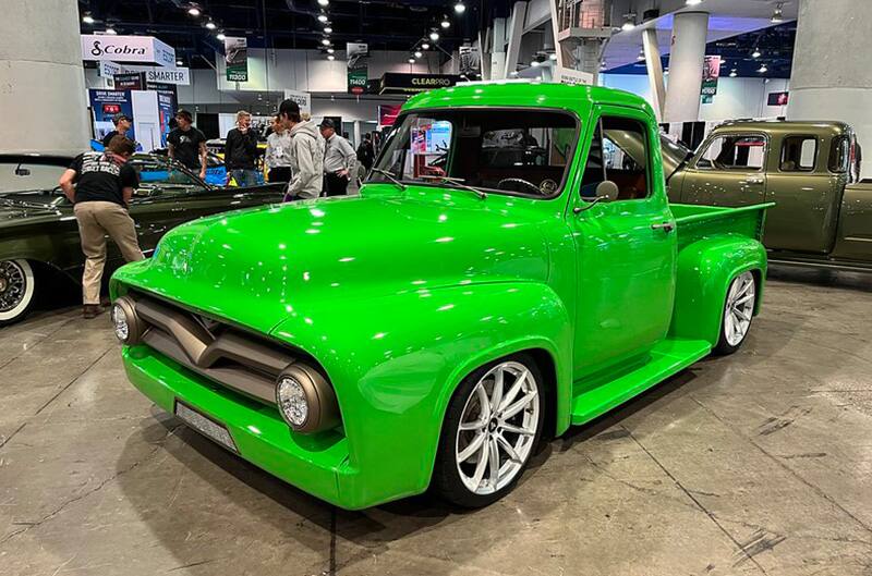 Green Ford F100 Pickup