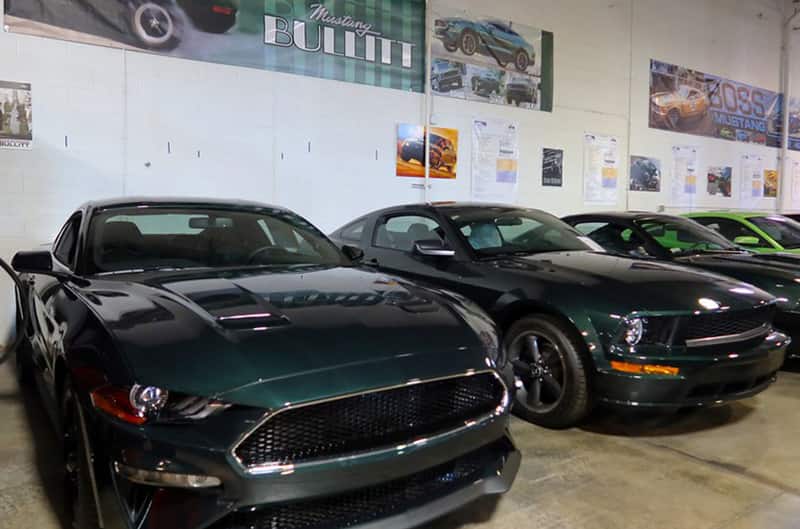Collection of all bullett Mustangs