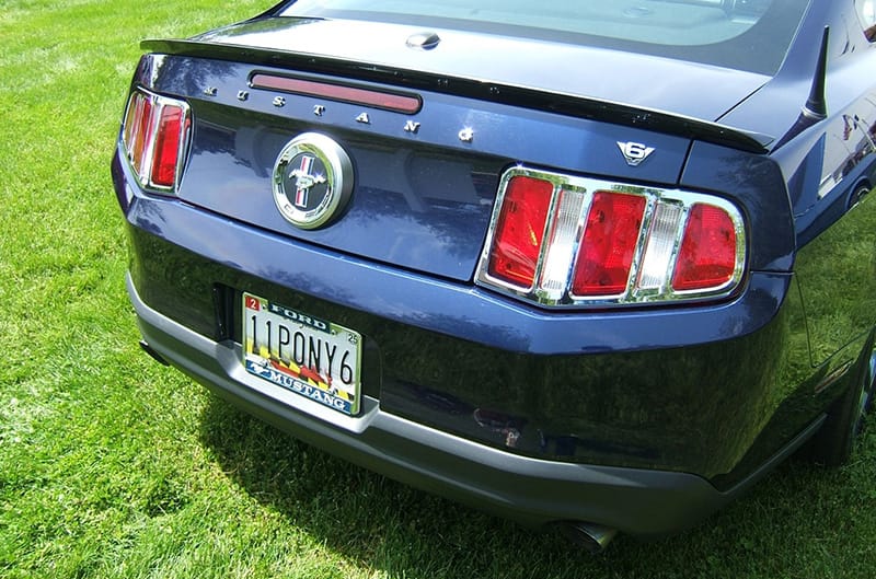 Rear end of 2011 Mustang