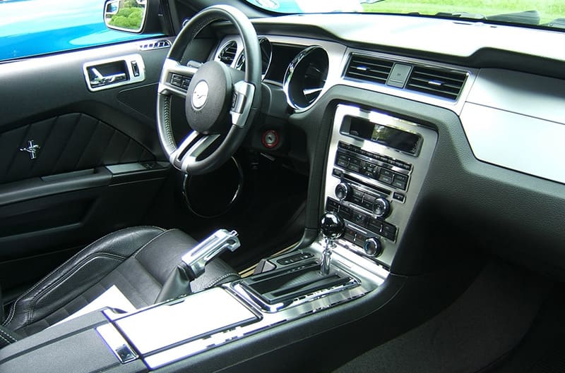 Interior of Mustang