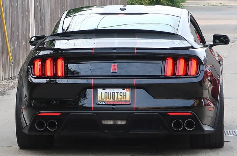 Rear end of Shelby GT350R