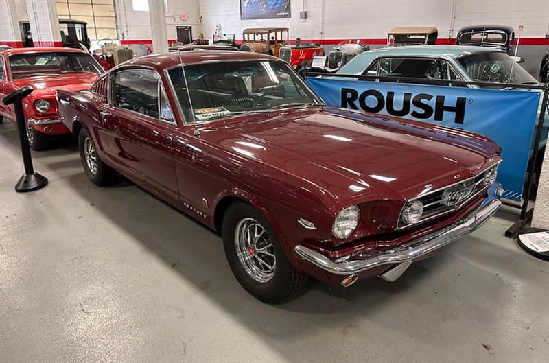 first gen ford mustang at museum