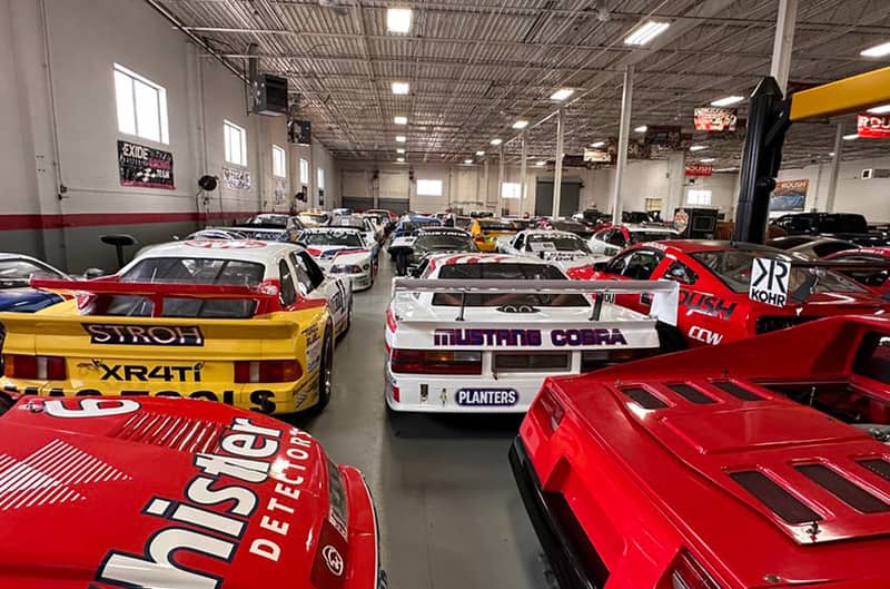 Historic Ford Race cars at Museum