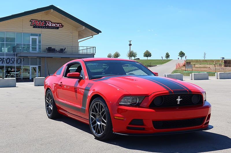 Red 2013 Boss 302 Mustang