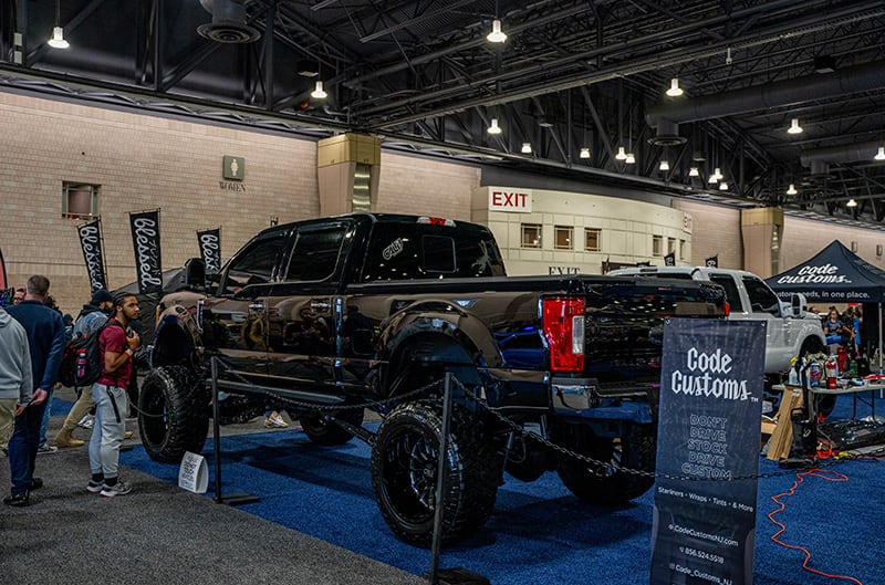 Ford superduty at show