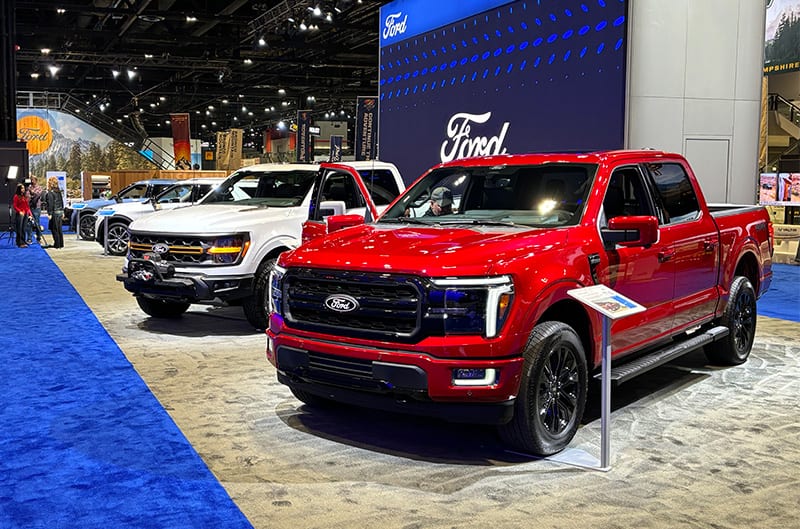 Ford Trucks on display