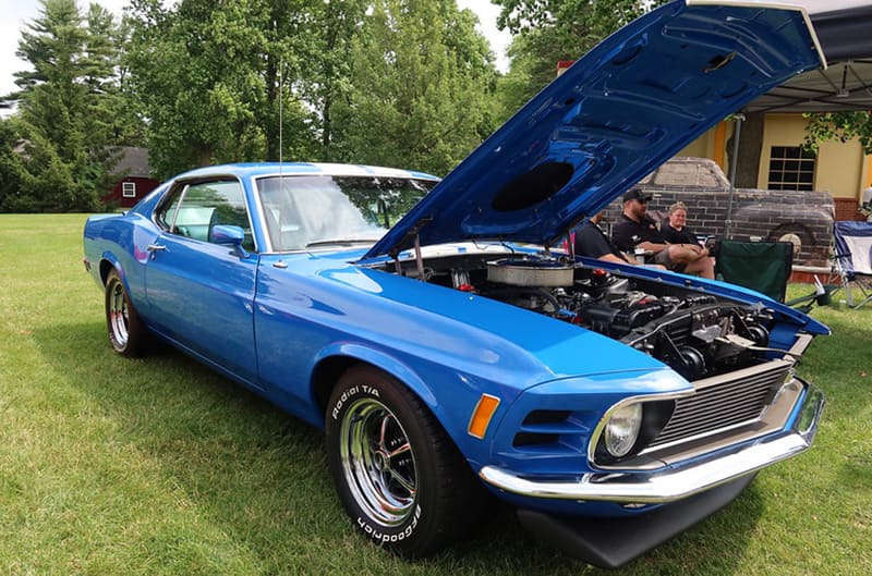 Grabber Blue first gen mustang