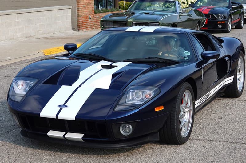 Dark Blue Ford GT