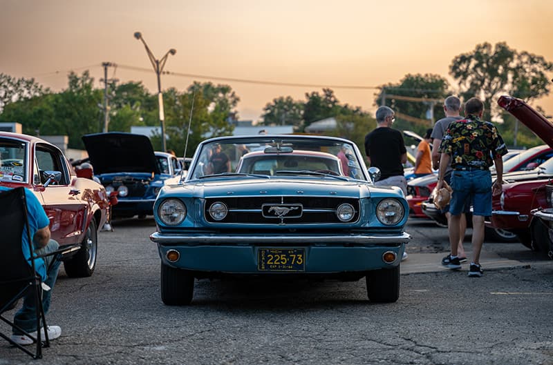 Front end of first generation Mustang