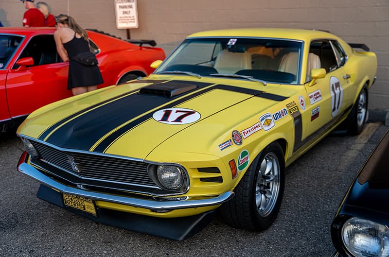 Yellow Boss Mustang