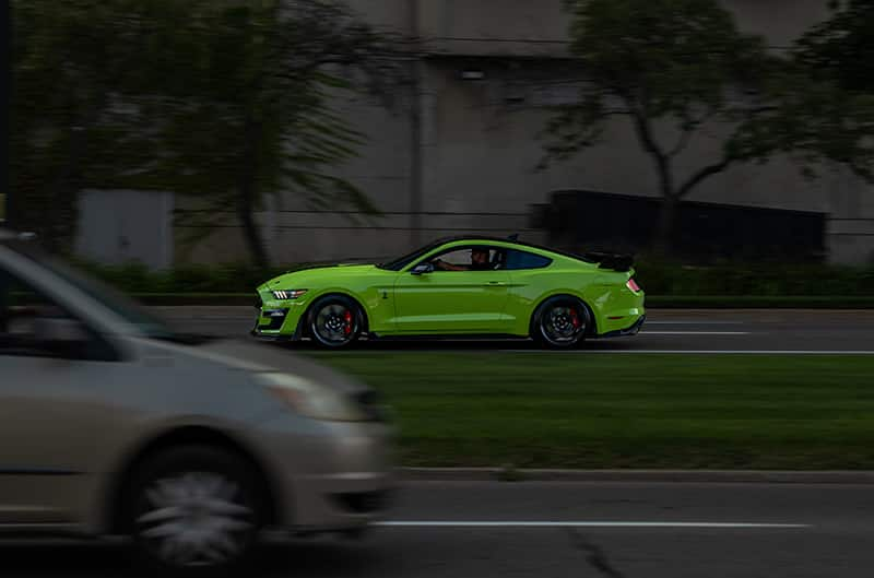 Yellow Boss Mustang