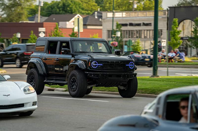 Ford Bronco Raptor on woodward