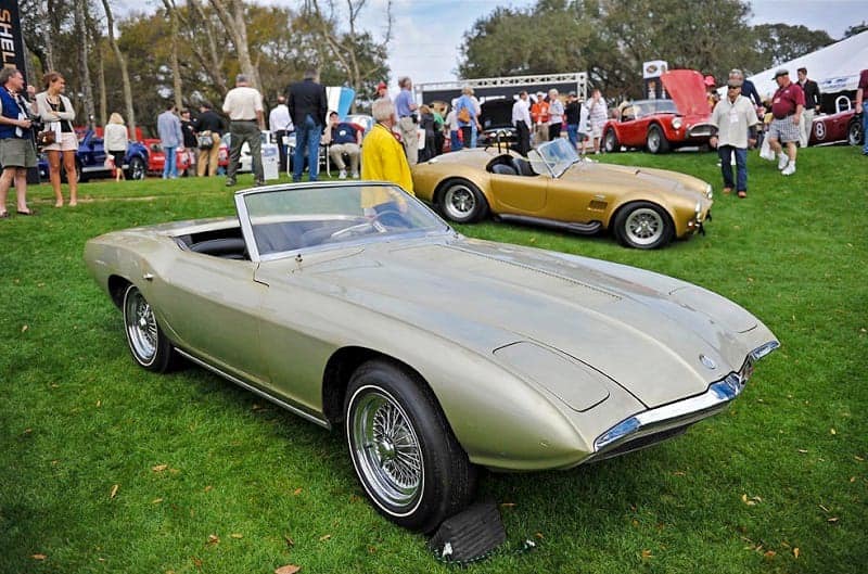 The Bordinat Cobra on display at Amelia Island