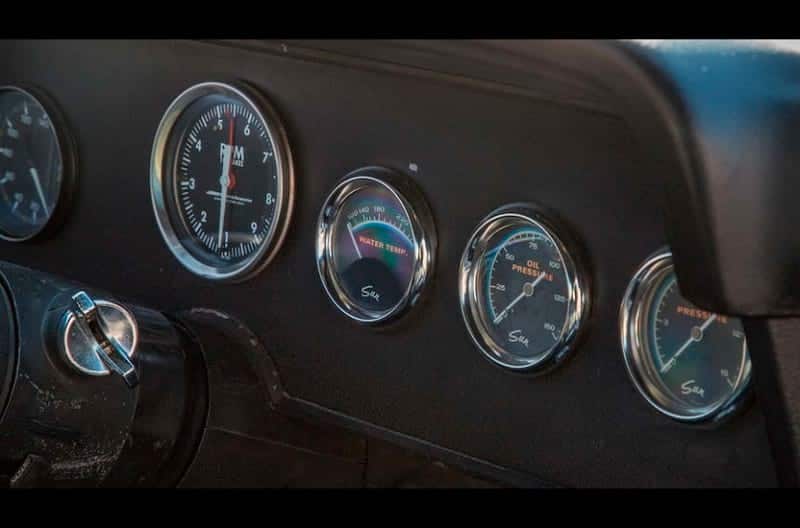 close up of dashboard