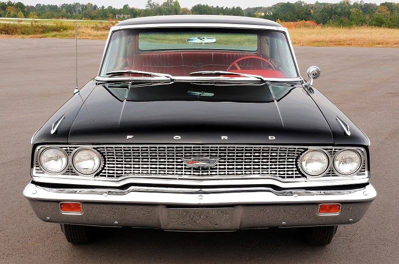 Front of black Galaxie